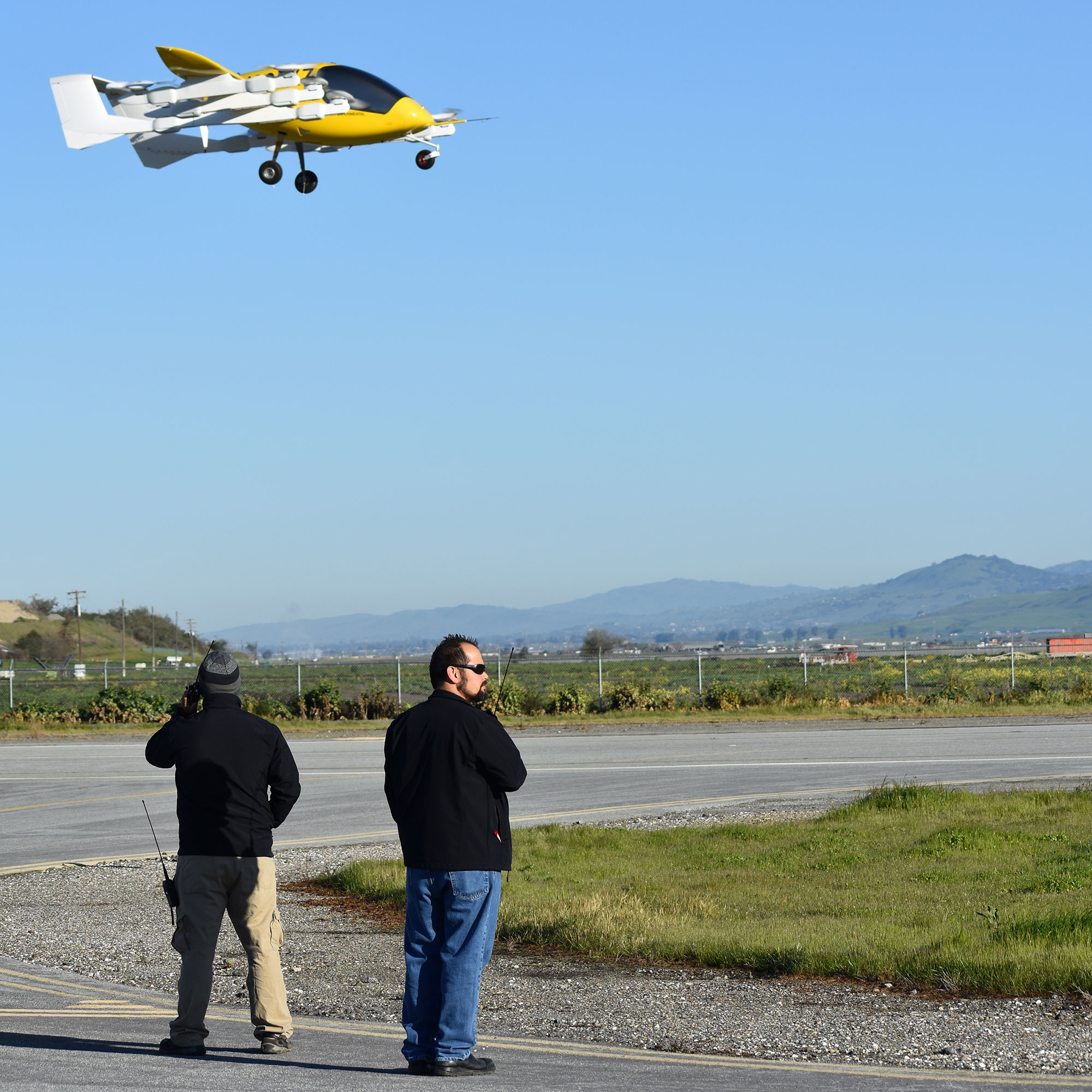 Contact_LetsConnect_2000x2000 Ground crew monitors Cora during hover flight test